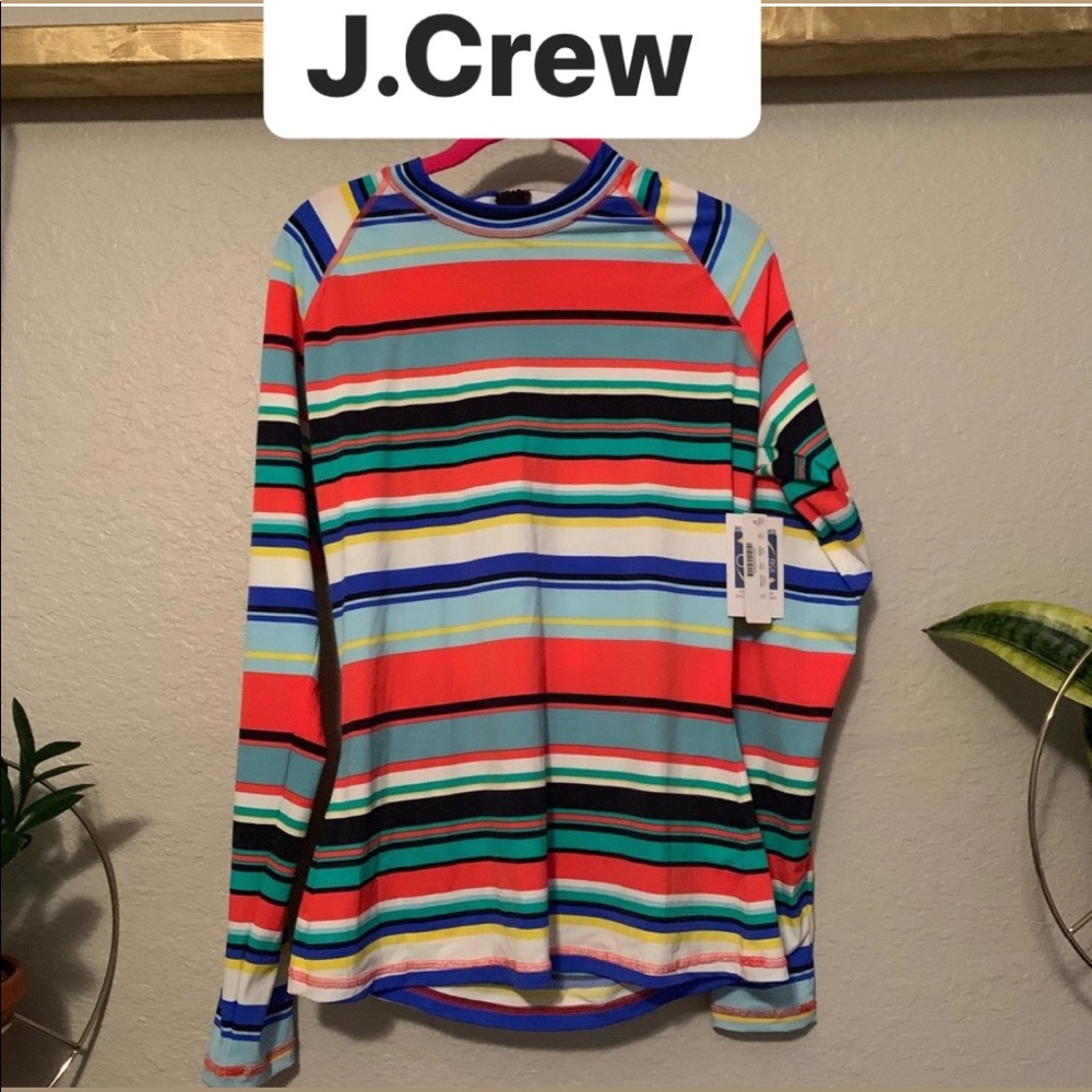 New with tags: J.Crew Long Sleeve Rash Guard